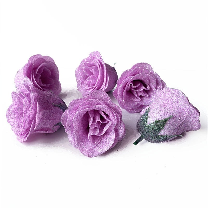 Shining Blue Gold Simulation Crystal Roses for 520 Tanabata Valentine's Day Gift|Jewelry & Accessories