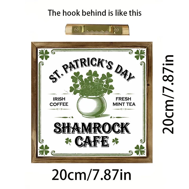 St. Patrick's Day and Easter Wooden Shamrock Rabbit Letter Home Decoration Party Supplies 1 Piece|Holiday Decorations