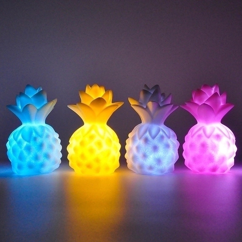 Adorable Pineapple LED Night Light for Indoor Use | Home Decor Lighting