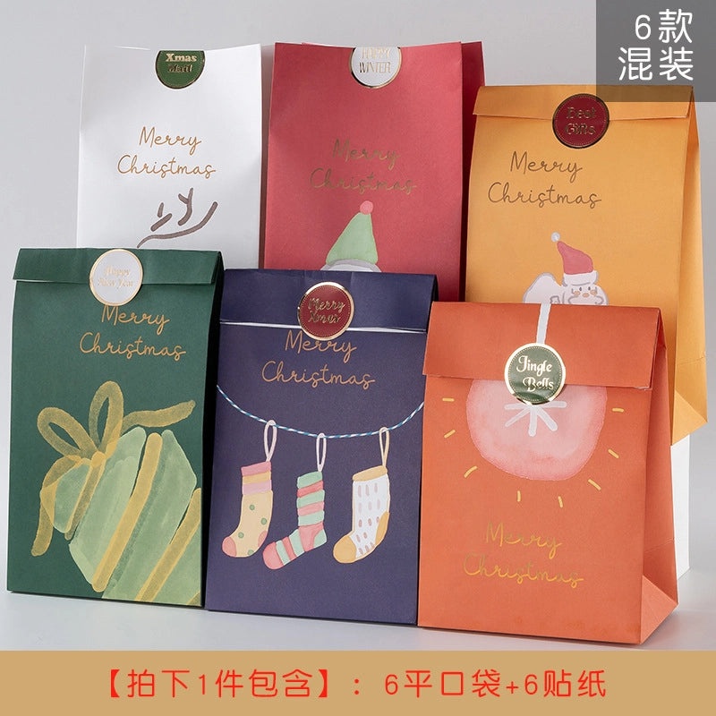 Christmas Santa Claus Gift Bags Cute Holiday Wrapping Supplies|Christmas Gift Bags