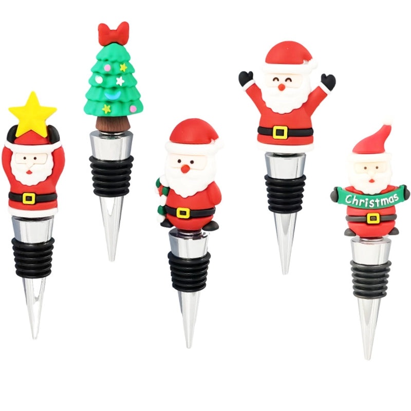 Christmas Santa Claus PVC Alloy Pendant Necklace Casual Elegant Holiday Jewelry|Christmas Jewelry