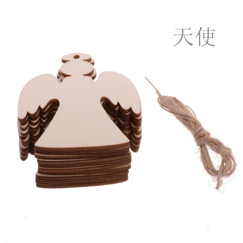 Wooden Boxwood Hanging Ornaments for Christmas Valentine’s Father’s Day Wedding Home Decor Crafts Birthday | Home Decor & Crafts