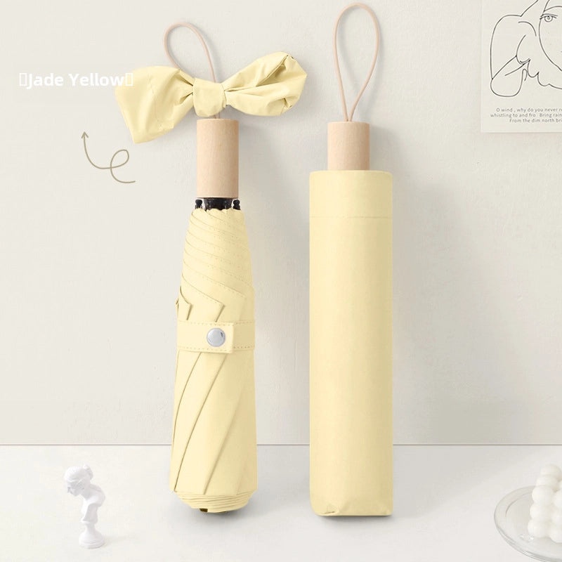 Large Folding Sun Umbrella for Women UV Protection Dual-purpose Sunscreen and Rain Umbrella Custom Logo Print|Outdoor Accessories