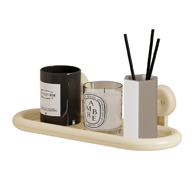 Minimalist Solid Color ABS Bathroom Rack|Bathroom Accessories