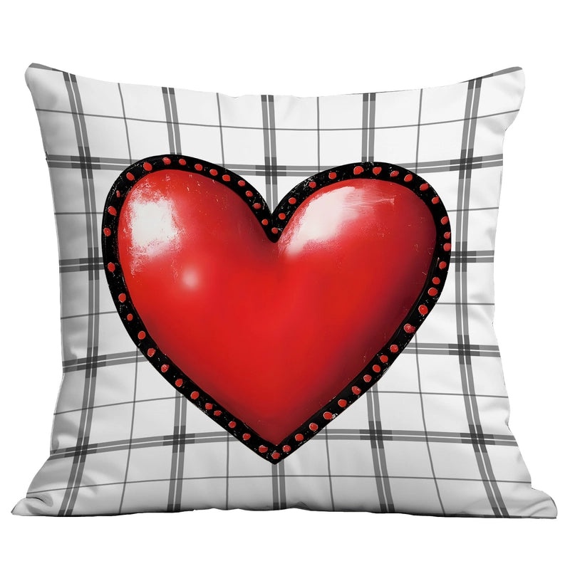 Minimalist Velvet Heart Letter Pillow Covers for Couch Sofa Decor | Home Decor & Pillows