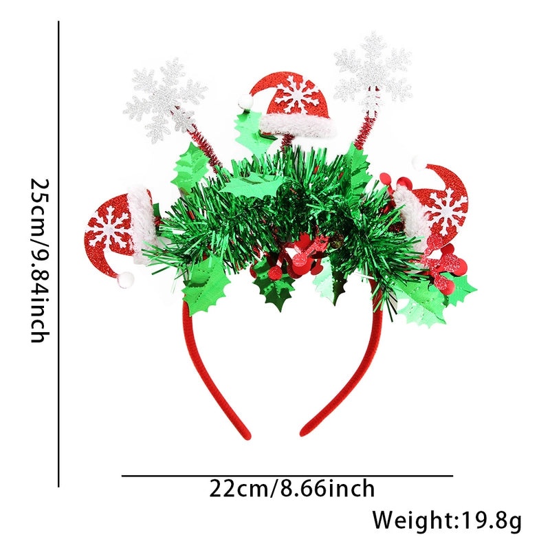 Christmas Cute IG Style Snowman & Elk Felt Hair Band Party Accessories|Holiday Hair Accessories