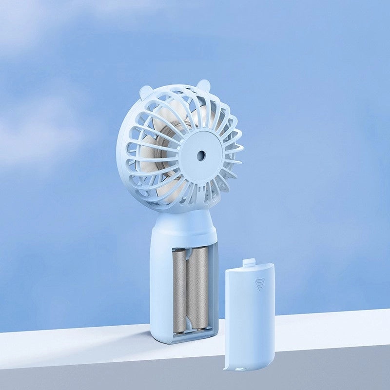 Mini Portable Solid Color Plastic Fan|Home & Garden Accessories