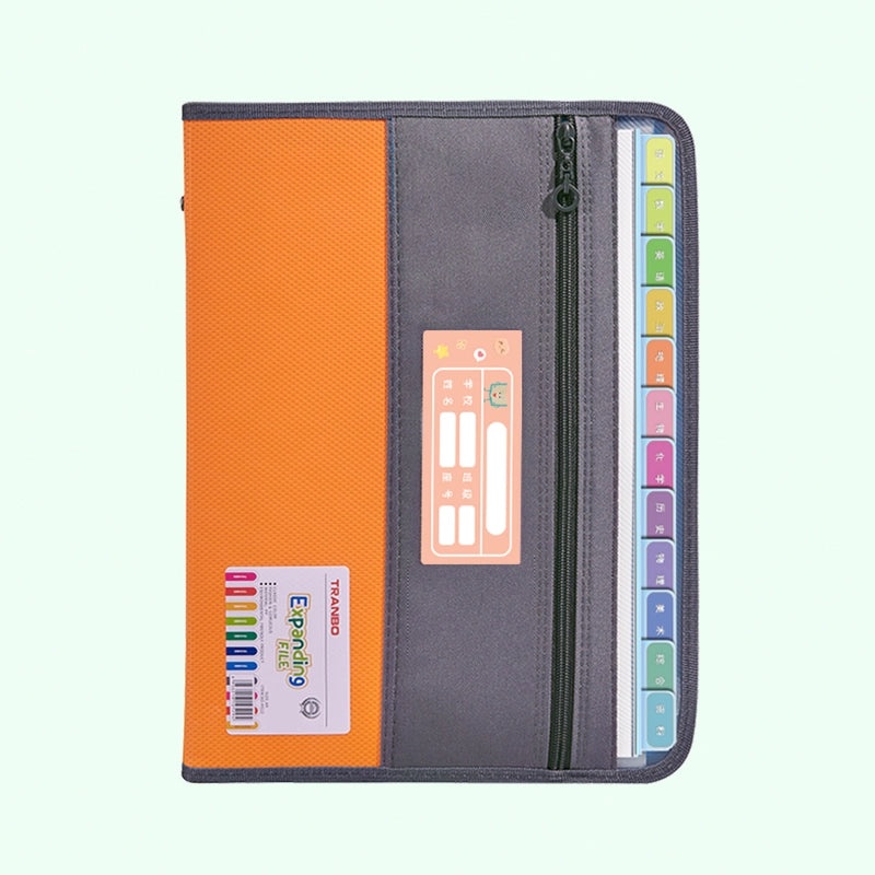 Minimalist Geometric Solid Color PP Folder for School and Office Use | Stationery & Office Supplies