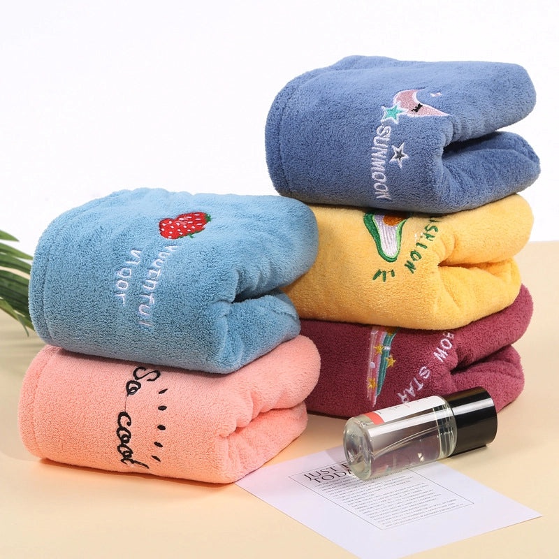 Super Absorbent Coral Fleece Ladies Quick-Dry Turban Cap Double-Layer Shower Hair Towel|Bath Accessories