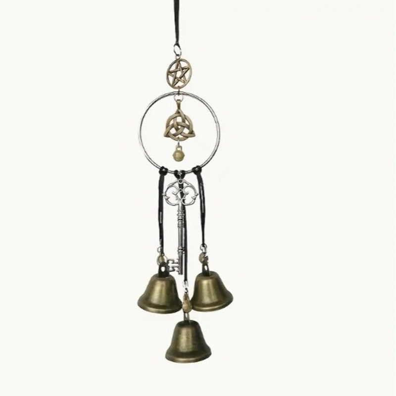 Celtic Witch Wind Bell Amulet Pendant for Home Door Handle and Window Sill Decoration | Home Decor Accessories