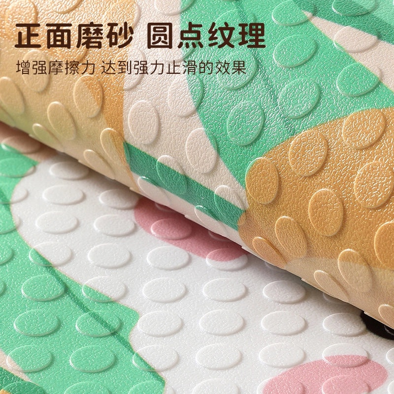 Children's Cartoon Non-slip PVC Bathroom Mat with Suction Cups for Shower and Toilet | Bathroom Accessories