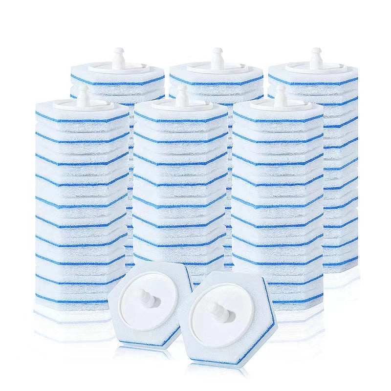 Minimalist Color Block Sponge Toilet Brush for Home Cleaning | Household Cleaning Supplies