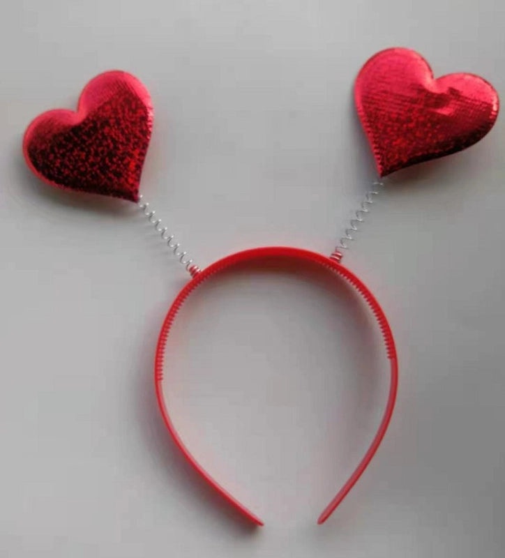 Red Heart Love Hairband 3D Valentine's Day Headband Festive Hair Accessories | Hair Accessories