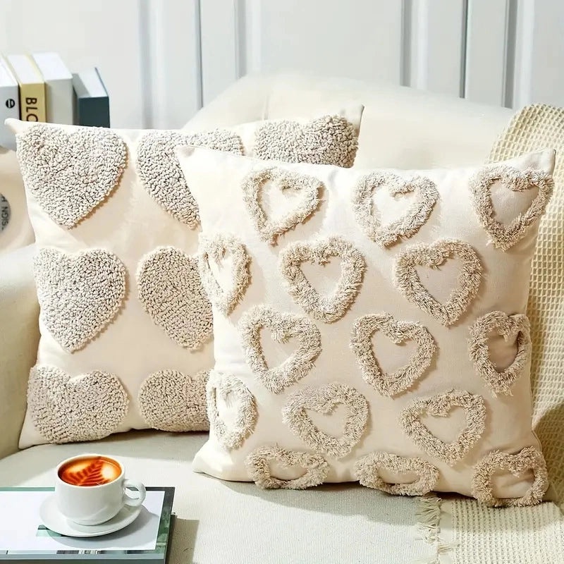Valentine's Day Heart Shape Plush Throw Pillow Soft PP Cotton Cushion for Bedding|Home Decor Pillows