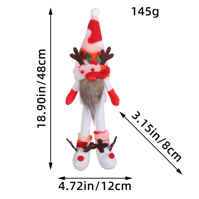 Cute Christmas Reindeer Antler Doll Cartoon Style Indoor Festival Party Decoration|Holiday Decorations