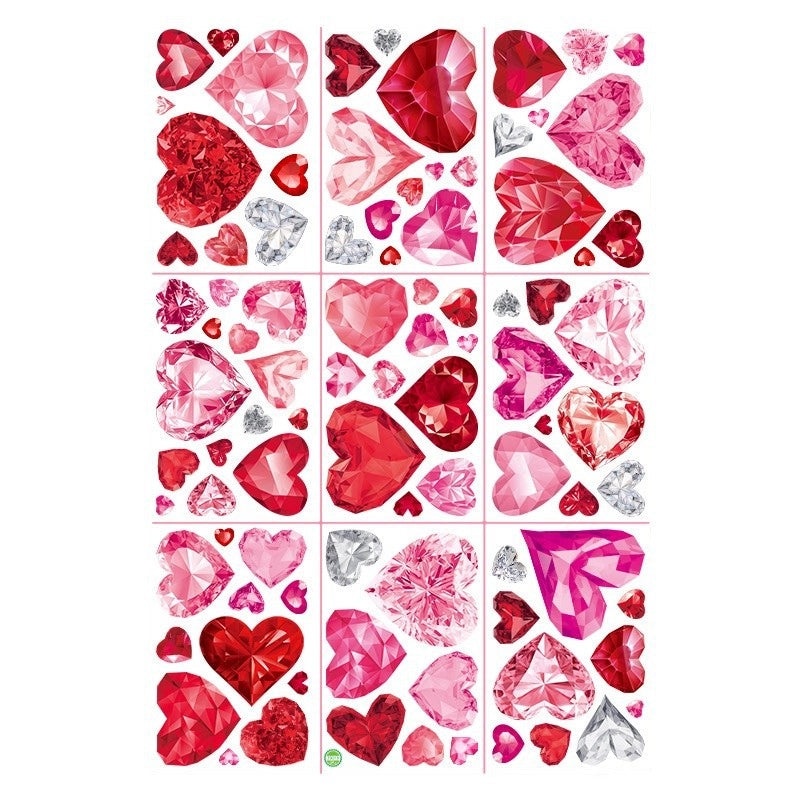 Valentine's Day Heart Shaped Ocean Starry Sky Casual Elegant PVC Wall Art|Home Decor Wall Art