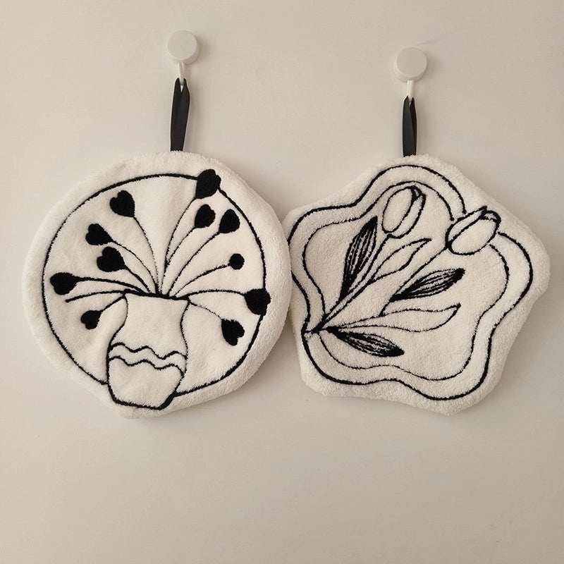 Minimalist Classic Letter Printed Polyester Towels | Home & Living Textiles