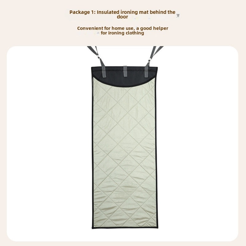 Foldable Thickened Ironing Pad Hanging Behind Door Portable Insulation Cloth Home Ironing Board | Home & Living