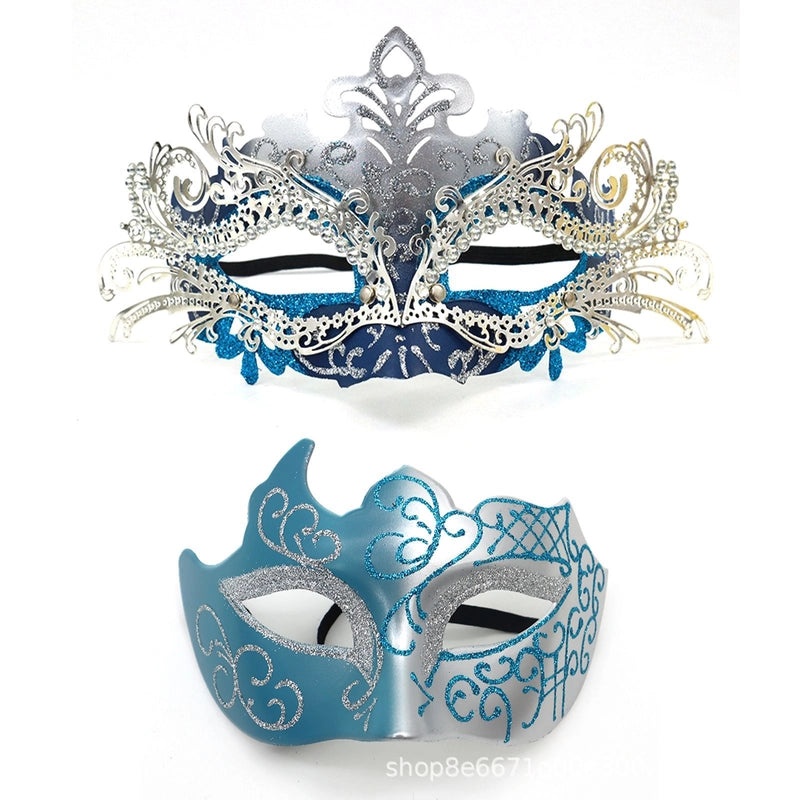 Mardi Gras Minimalist Geometric Plastic Party Mask | Party Supplies