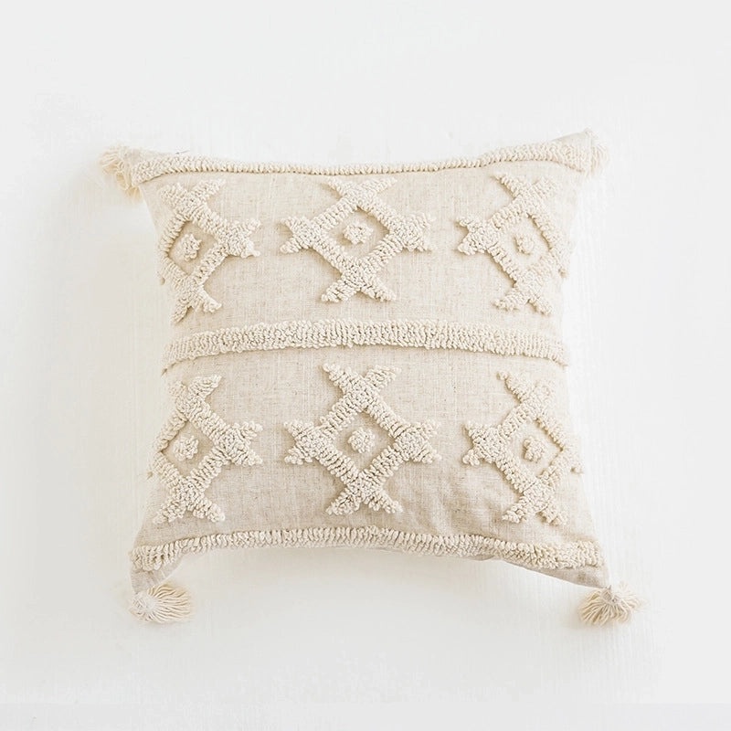 Bohemian Geometric Cotton Pillow Covers | Home Decor Pillows