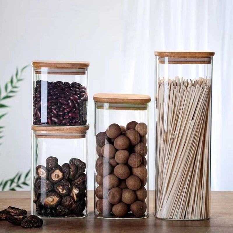 Simple Modern Glass Storage Box for Home Organization|Home Storage & Organization