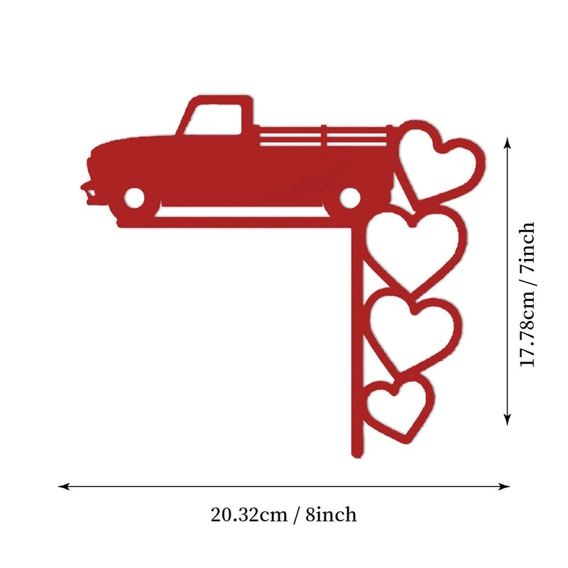 Minimalist Heart Letter Wood Door Frame Wall Art for Valentine's Day | Home Decor