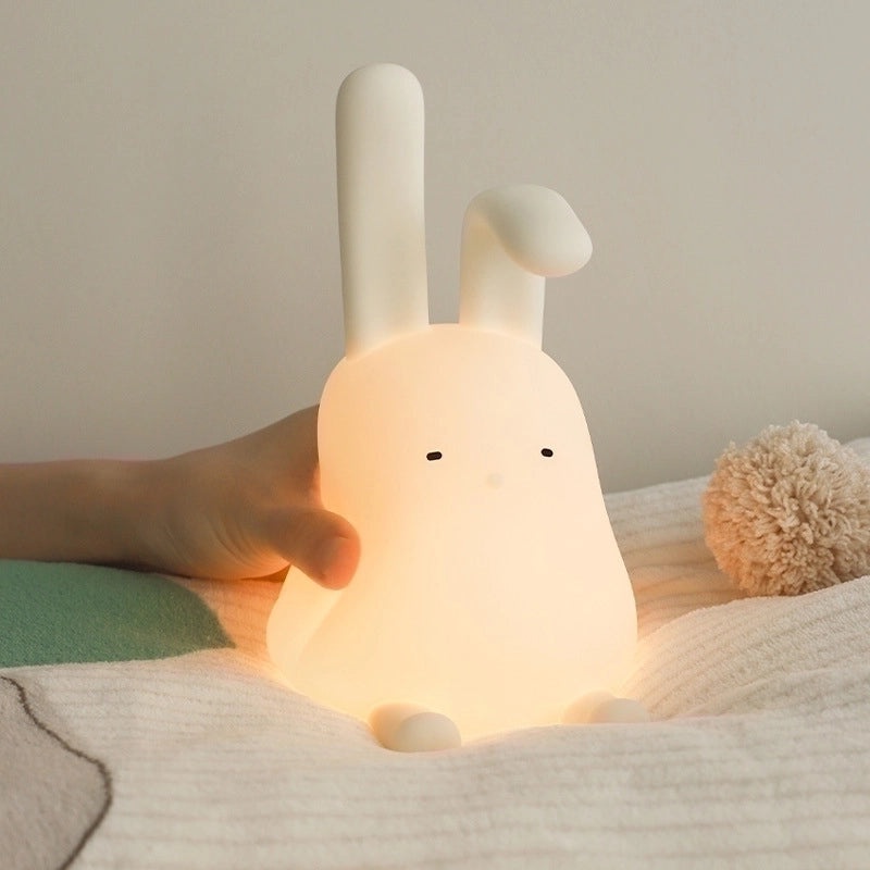 Cartoon Style Silicone Night Light for Indoor Use Solid Color Soft Glow|Home Decor & Lighting