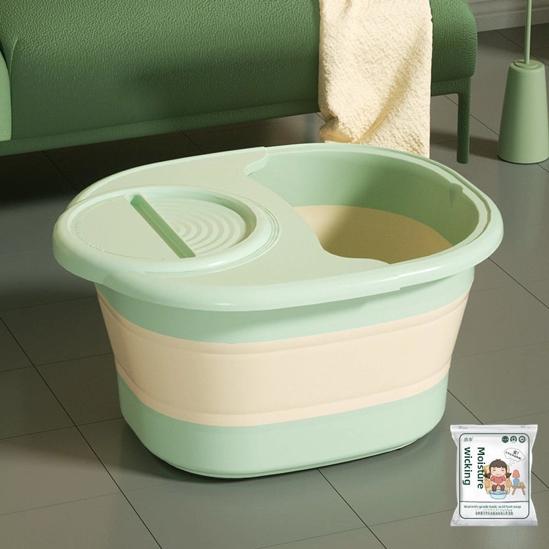 Foldable Silicone Foot Bath Bucket for Home Use | Foot Care & Massage Accessories