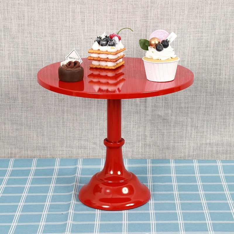 Nordic Solid Color Iron Cake Stand for Daily Use and Parties|Home Decor & Kitchen Accessories