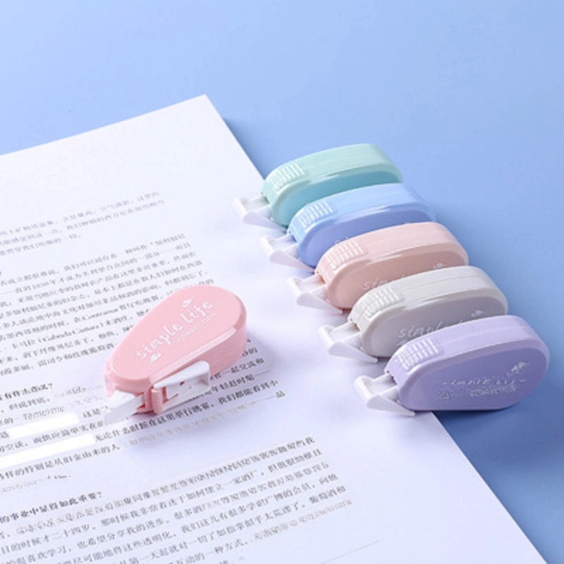 High Viscosity Correction Tape Low Noise Easy to Use for Office Home School | Office Supplies