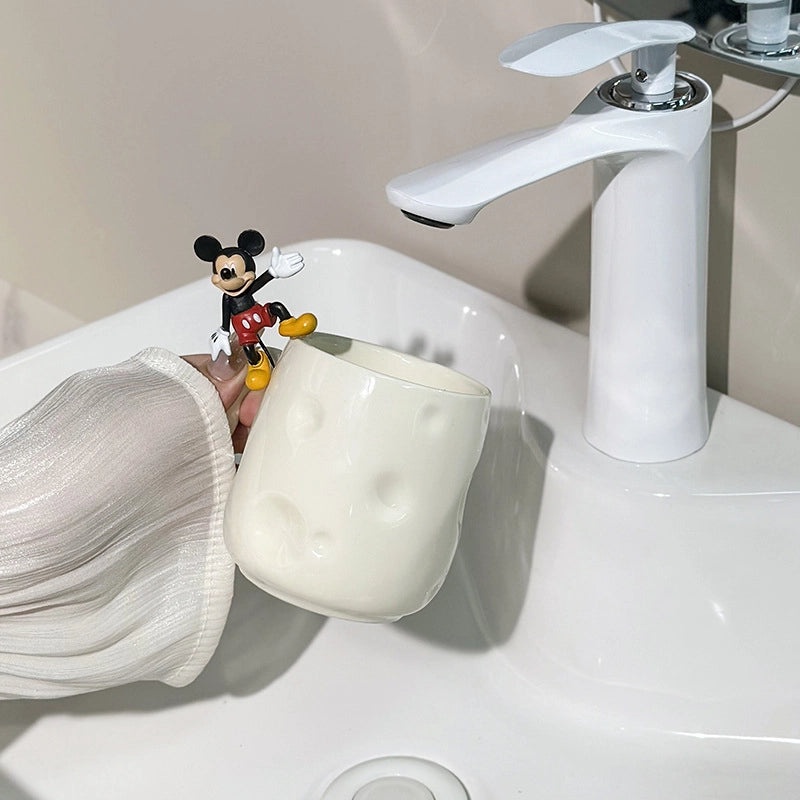 Light Luxury Ceramic Toothbrush Cup for Hotel & Home | Bathroom Accessories