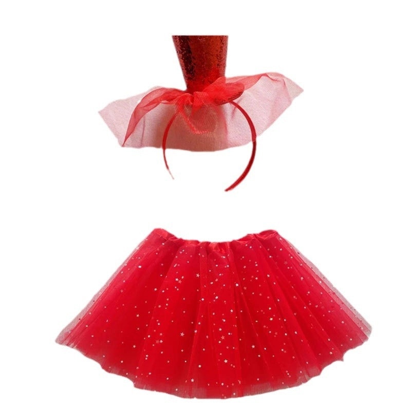 Valentine's Day Hair Band and Gloves Set for Adults and Kids | Hair Accessories & Costume Props