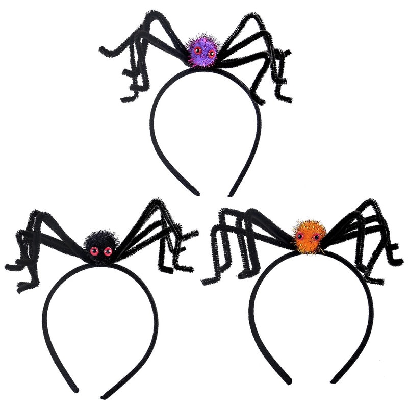 Halloween Spider Hair Band Retro Hip-Hop Style Funny Plastic Cloth Party Festival Accessory|Hair Accessories