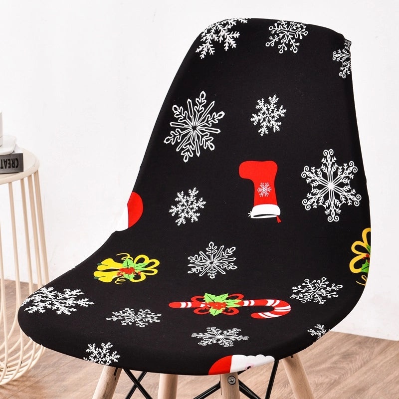 Printed Stretch Eames Chair Cover for Kitchen and Hotel Use | Home Decor & Furniture Accessories
