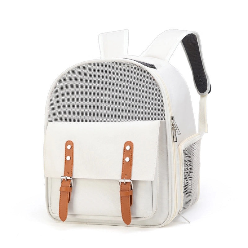 Portable Breathable Cat Carrier Bag Oxford Cloth Scratch Resistant Foldable Pet Backpack for Travel|Pet Carriers & Backpacks