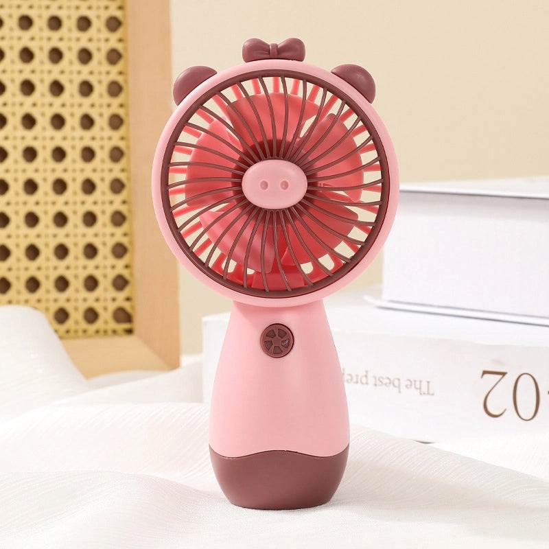 Mini Portable Solid Color Plastic Fan|Home & Garden Accessories