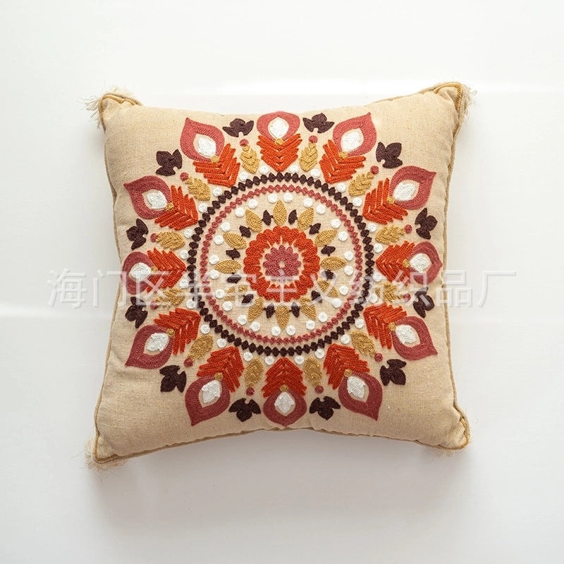 Bohemian Geometric Cotton Pillow Covers | Home Decor Pillows