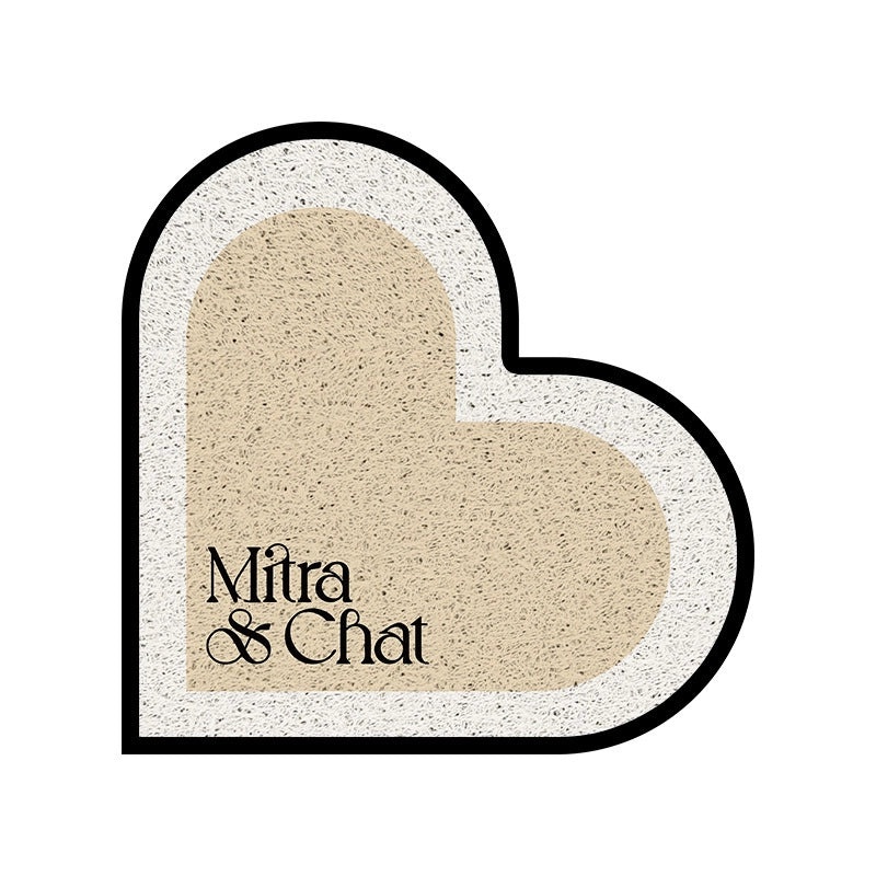 Elegant Heart-Shaped PVC Bath Mat for Casual Bathroom Decor|Home & Bath Accessories