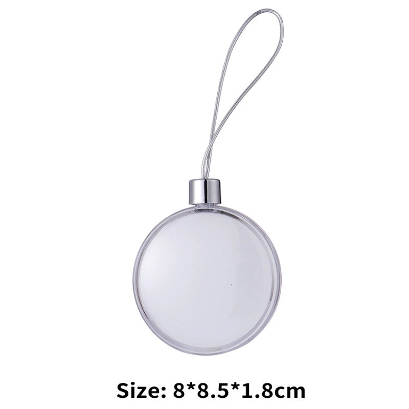 Minimalist Christmas Snowflake Hanging Ornaments Plastic Festival Decorations|Home Decor Ornaments