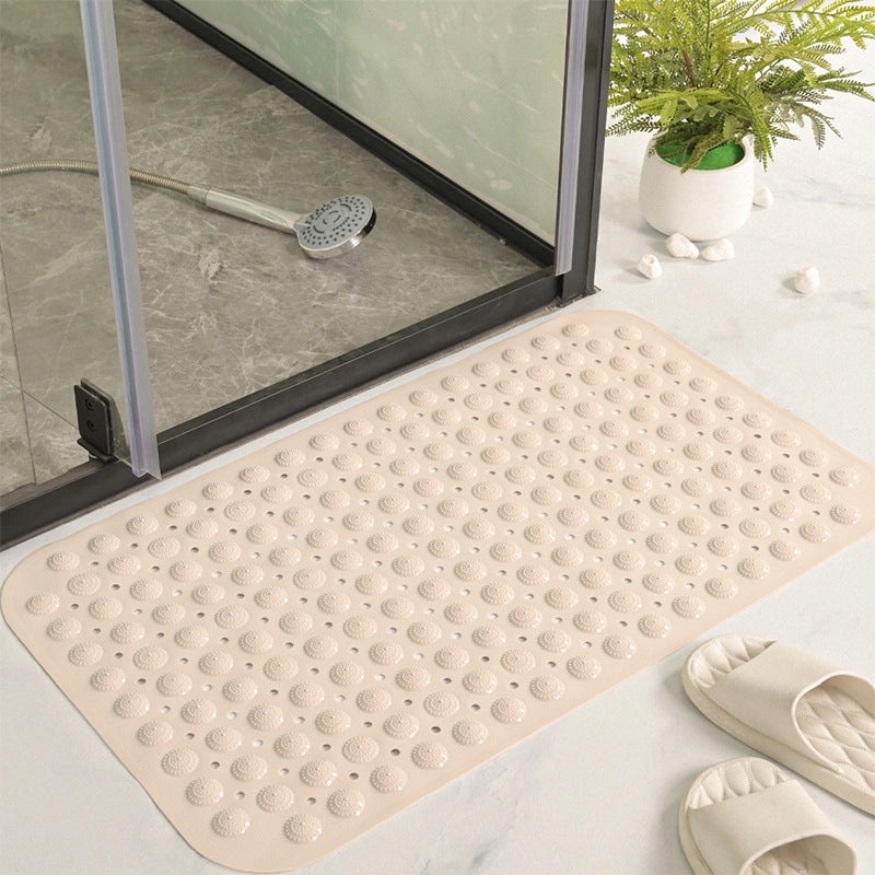 Modern Minimalist Solid Color Non-slip PVC Bathroom Mat Anti-slip Shower Floor Mat|Home & Bathroom Accessories