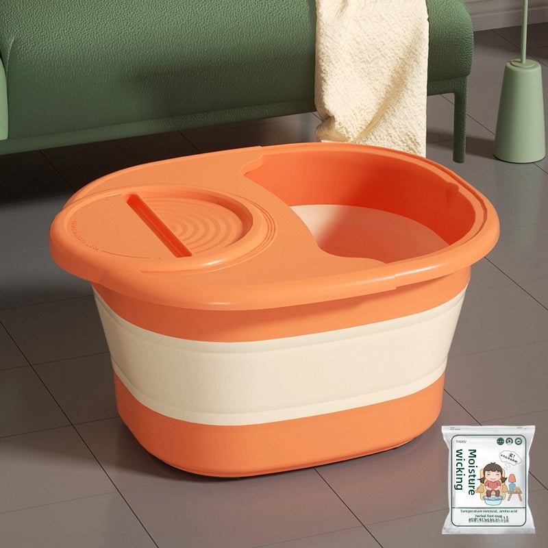 Foldable Silicone Foot Bath Bucket for Home Use | Foot Care & Massage Accessories