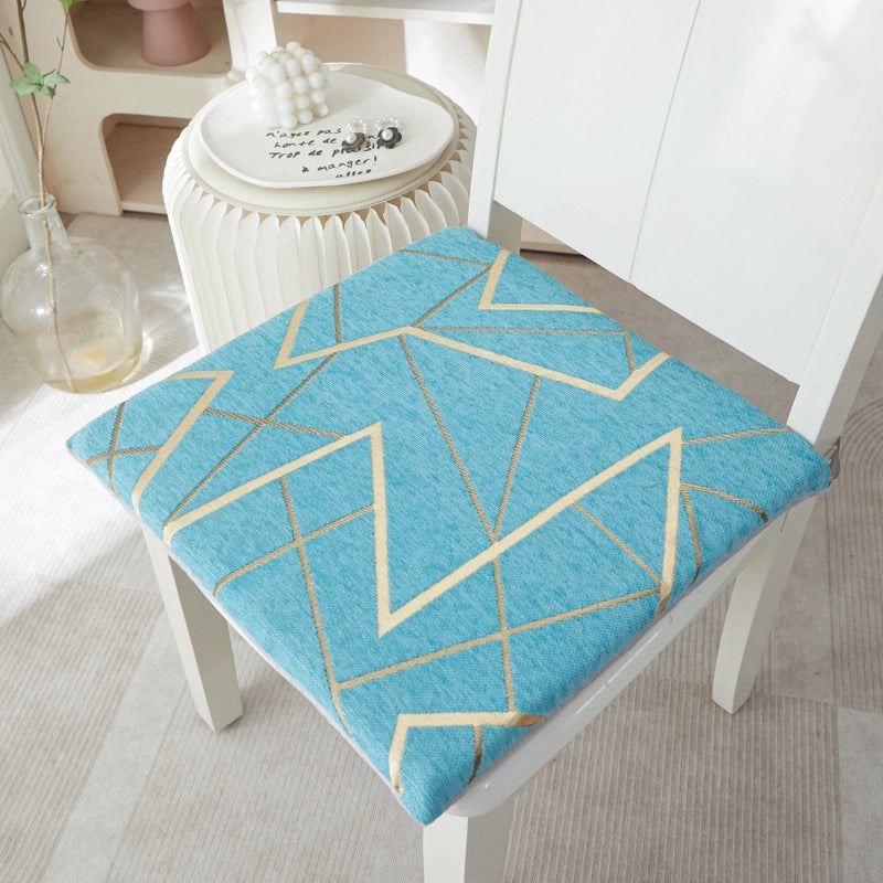 Soft Cotton Chenille Rhombus Seat Cushion Minimalist Design|Home Decor & Seating Accessories