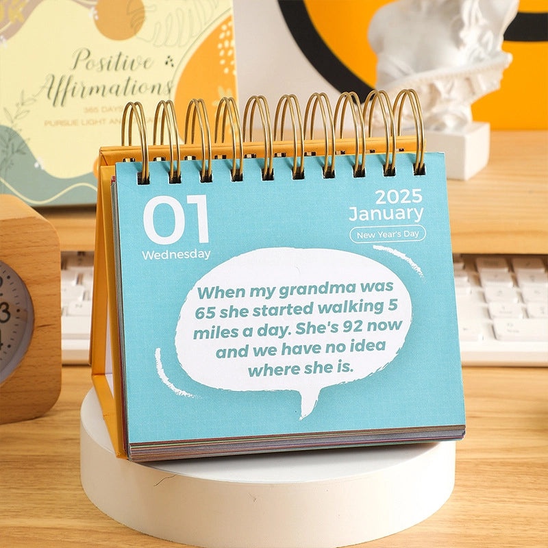 Japanese Aesthetic Letter Paper Desk Calendar Decorative Stationery | Home Decor & Office Supplies