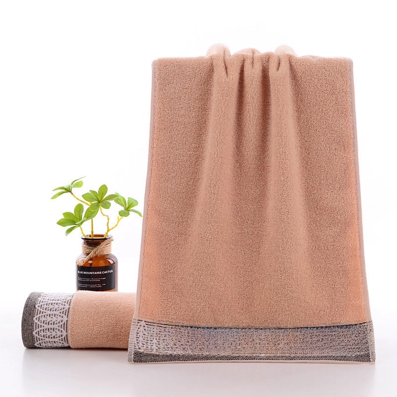 Gaoyang Cotton Absorbent Face Towel Embroidered Polyester Cotton Soft Washcloth Independent Packaging|Home & Living - Bath Towels