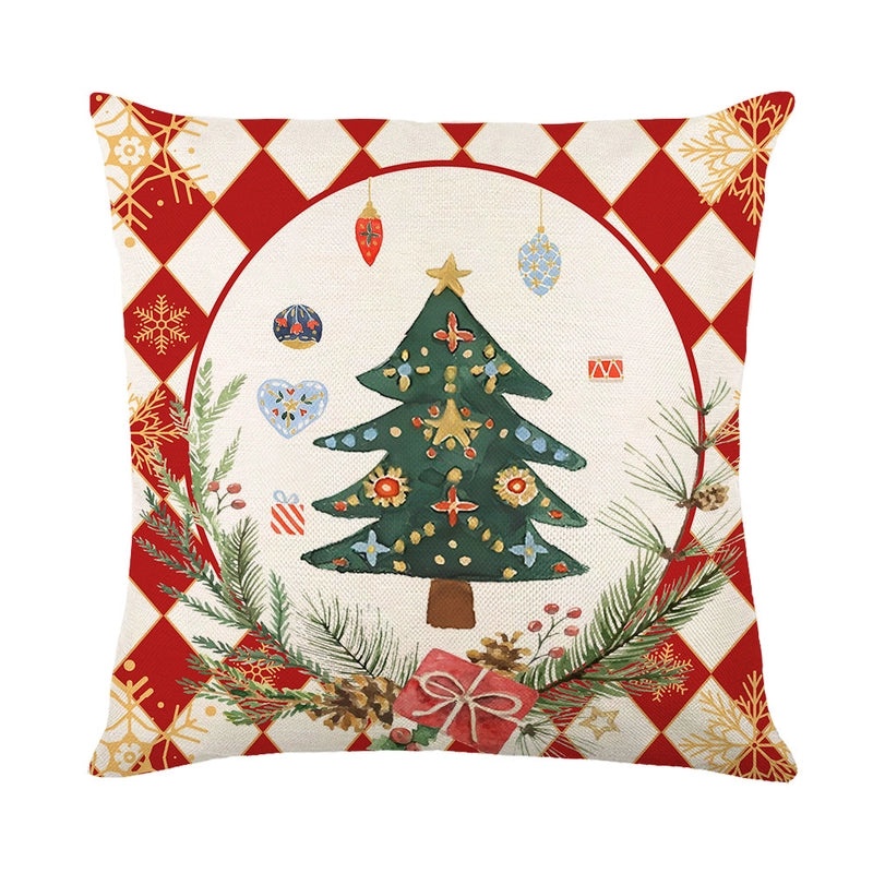 Holiday Themed Cartoon Polyester Pillow Covers|Home Decor & Bedding