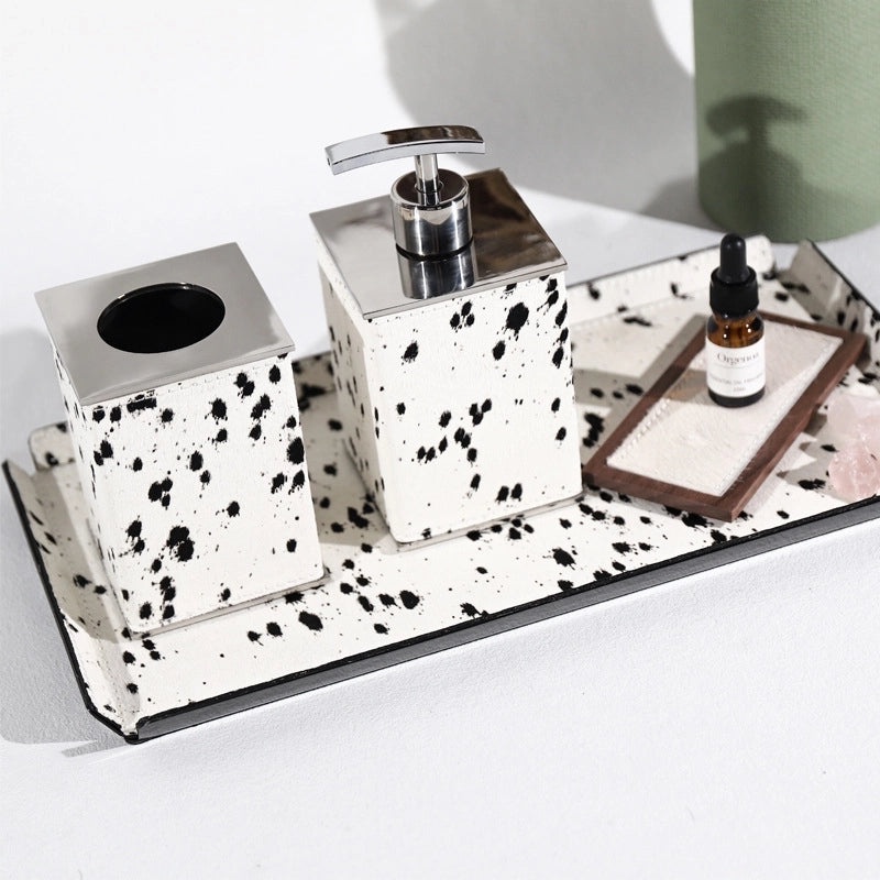 Luxury Stainless Steel Horse Hair Bathroom Set | Home & Hotel Bathroom Accessories