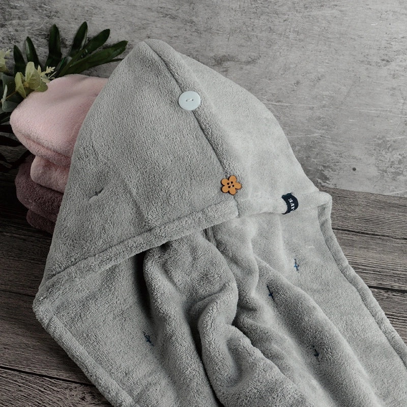 Javalife Women’s Double-Layered Absorbent Hair Drying Cap Soft Towel for Autumn Winter Kids Shower Cap | Beauty & Personal Care Hair Accessories