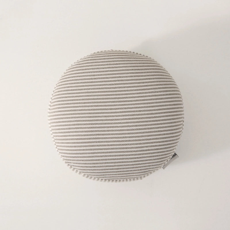 Striped Four-Sided Bomb Composite Fabric Decorative Pillow for Couch and Sofa|Home Decor Pillows