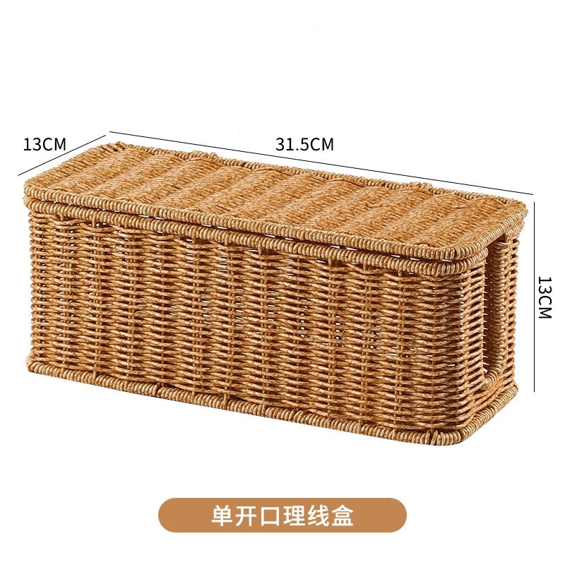 Simple Solid Color Plastic Organizer Box for Home or Office | Storage & Organization