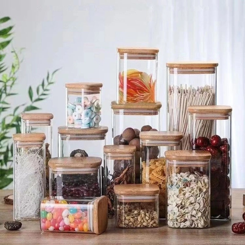 Simple Modern Glass Storage Box for Home Organization|Home Storage & Organization